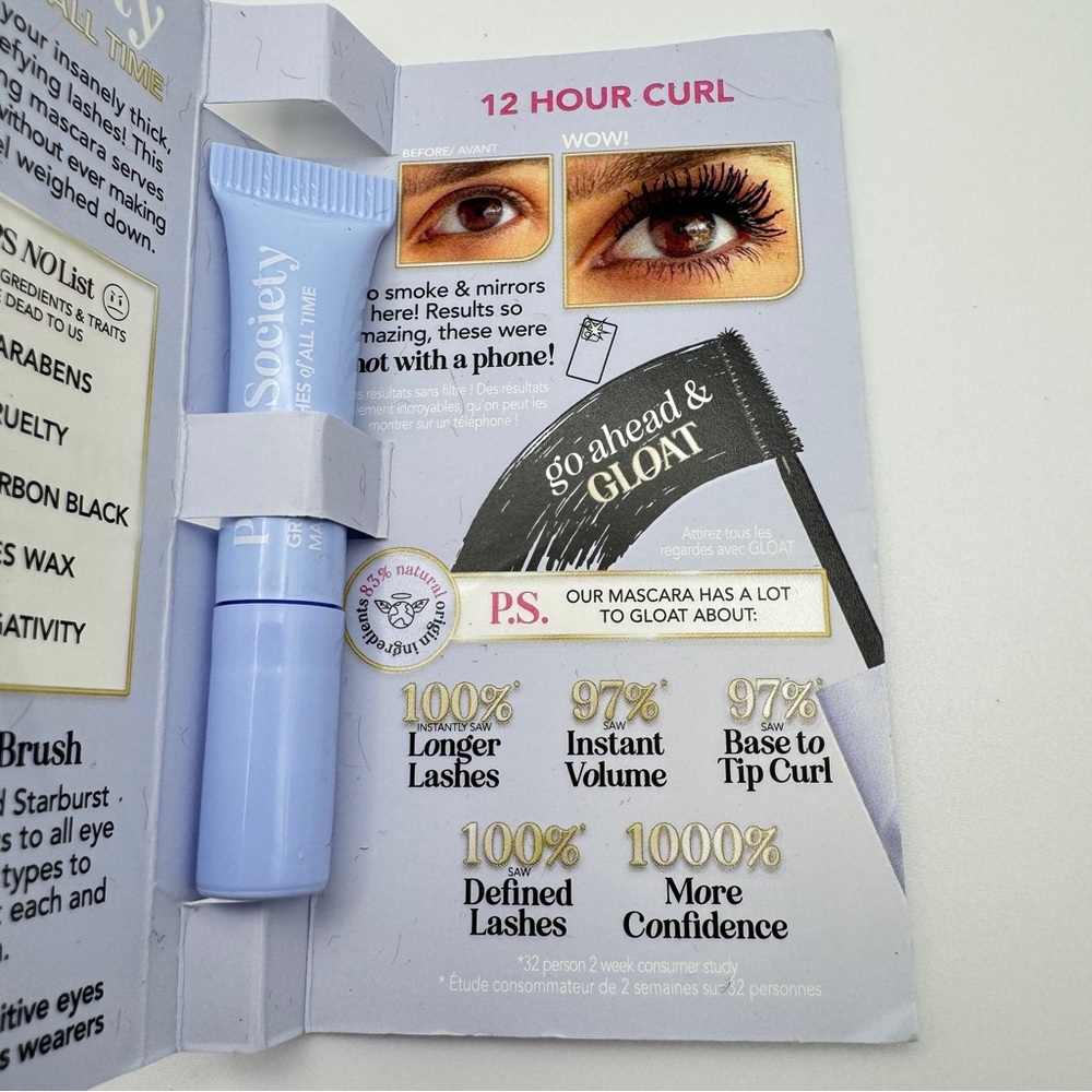 6 pc Polite Society Makeup Set OG Clear Plumping Lip Oil Mascara Glossy Lip Balm - Picture 13 of 15